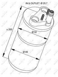 USCATOR AER CONDITIONAT NRF 33216 - Compatibil cu RENAULT