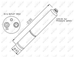 Uscator aer conditionat NRF 33224