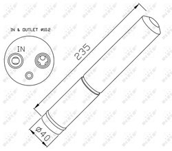 Uscator aer conditionat NRF 33225