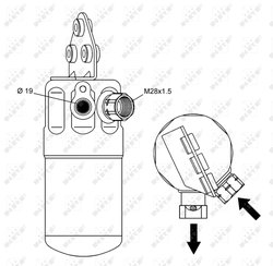 USCATOR AER CONDITIONAT NRF 33236 - Compatibil cu AUDI