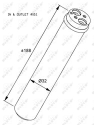 Uscator aer conditionat NRF 33284