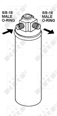 USCATOR AER CONDITIONAT NRF 33287 - Compatibil cu PORSCHE