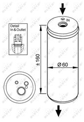Uscator aer conditionat NRF 33296