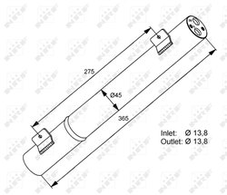 Uscator aer conditionat NRF 33308