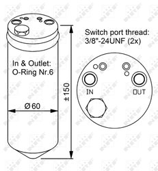 Uscator aer conditionat NRF 33329