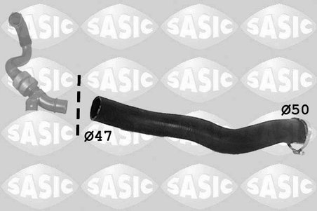 FURTUN INTERCOOLER/TURBO SASIC 3334012 - Compatibil cu DACIA