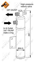 USCATOR AER CONDITIONAT NRF 33366 - Compatibil cu MERCEDES-BENZ