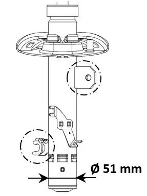 Amortizor KYB 3338005