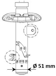 Amortizor KYB 3338015