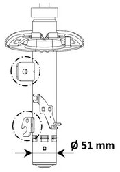 Amortizor KYB 3338056
