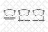Set placute frana Stellox 336 052-SX