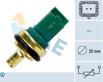 SENZOR TEMPERATURA LICHID RACIRE FAE 33706 - Compatibil cu CITROEN, FIAT, FORD, JAGUAR, LANCIA, LAND ROVER, MAZDA, MINI, MITSUBI