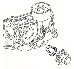 Garnitura, Termostat-Radiator ulei Elring 339.870