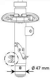Amortizor KYB 339804