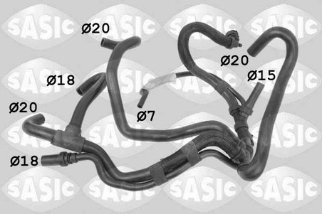 Furtun radiator Sasic 3404198