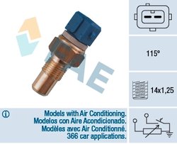 Senzor temperatura lichid racire FAE 34110