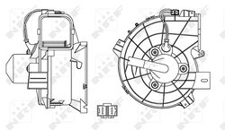 Ventilator habitaclu NRF 34153