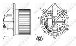 Ventilator habitaclu NRF 34157