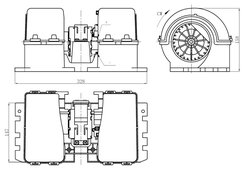 Ventilator habitaclu NRF 34263