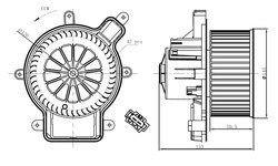 Ventilator habitaclu NRF 34270