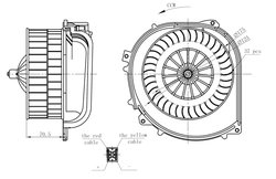 VENTILATOR HABITACLU NRF 34282 - Compatibil cu MERCEDES-BENZ
