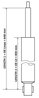 AMORTIZOR KYB 343348 - Compatibil cu AUDI, SEAT, SKODA, VW