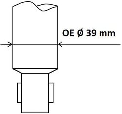 AMORTIZOR KYB 3438001 - Compatibil cu CITROEN, OPEL, PEUGEOT, VAUXHALL