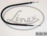 CABLU FRANA DE MANA LINEX 35.01.74 - Compatibil cu RENAULT