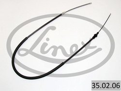 CABLU FRANA DE MANA LINEX 35.02.06 - Compatibil cu NISSAN, OPEL, RENAULT