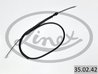 CABLU FRANA DE MANA LINEX 35.02.42 - Compatibil cu RENAULT