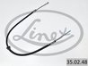 CABLU FRANA DE MANA LINEX 35.02.48 - Compatibil cu OPEL, RENAULT