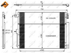 Radiator climatizare NRF 350038