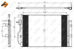 Radiator climatizare NRF 350044