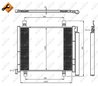 RADIATOR CLIMATIZARE NRF 350045 - Compatibil cu SEAT, SKODA, VW