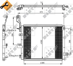 Radiator climatizare NRF 350047
