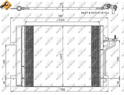 Radiator climatizare NRF 350052