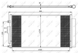 Radiator climatizare NRF 350071