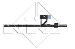 RADIATOR CLIMATIZARE NRF 350087 - Compatibil cu DODGE, FIAT