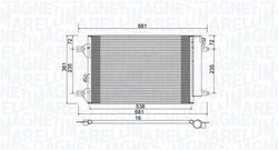 Radiator climatizare Magneti Marelli 350203910000