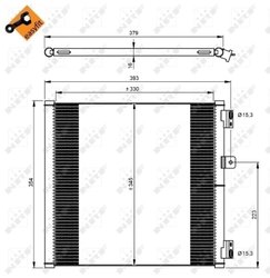 Radiator climatizare NRF 350204