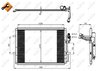 RADIATOR CLIMATIZARE NRF 350207 - Compatibil cu MAZDA