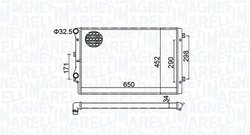 Radiator racire motor Magneti Marelli 350213157800