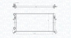 Radiator racire motor Magneti Marelli 350213166200