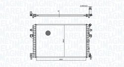 Radiator racire motor Magneti Marelli 350213166300