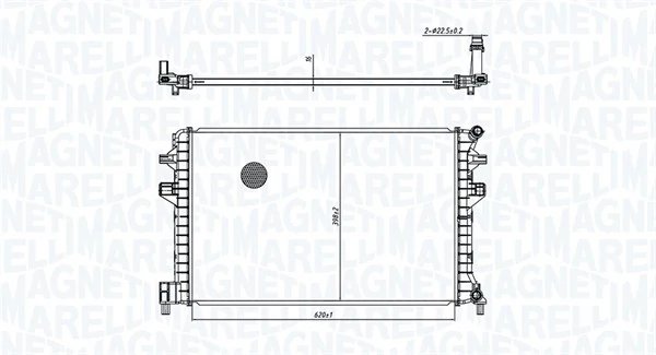 Radiator racire motor Magneti Marelli 350213166300