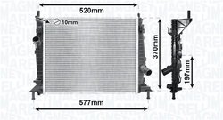 Radiator racire motor Magneti Marelli 350213169900