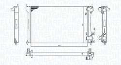 Radiator racire motor Magneti Marelli 350213171300
