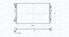 RADIATOR RACIRE MOTOR MAGNETI MARELLI 350213173400 - Compatibil cu AUDI, CUPRA, SEAT, SKODA, VW