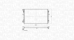 RADIATOR RACIRE MOTOR MAGNETI MARELLI 350213173400 - Compatibil cu AUDI, CUPRA, SEAT, SKODA, VW