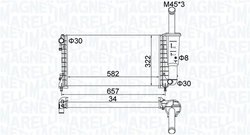 Radiator racire motor Magneti Marelli 350213183700